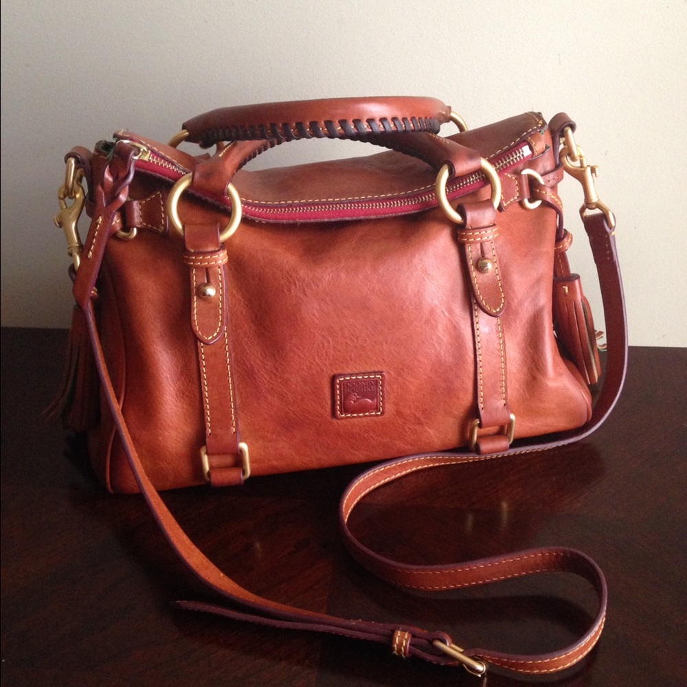 Dooney and Bourke Small Natural Florentine Satchel